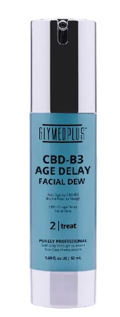 Сироватка для відновлення вікової шкіри з канабіноїдами GlyMed Plus Cbd-B3 Age Delay Facial Dew, 50 мл