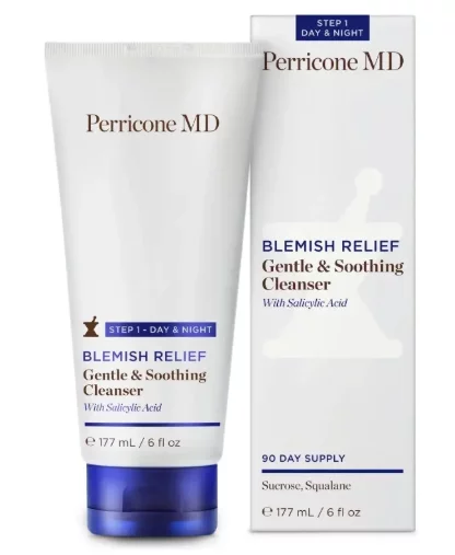 Очищающий гель для проблемной кожи лица Perricone MD Blemish Relief Gentle &amp; Soothing Cleanser, 177 мл