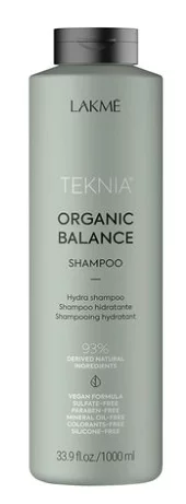 Бессульфатный увлажняющий шампунь для волос Lakme Teknia Organic Balance Shampoo, 1000 мл