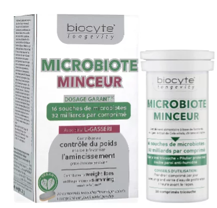 Пробиотики для похудения Biocyte Longevity Microbiote Minceur, 20 шт