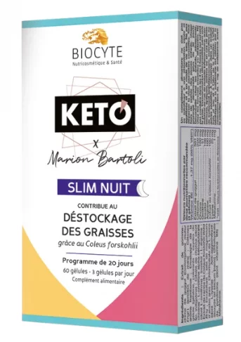 Пищевая добавка для похудения в ночное время Biocyte Keto Slim Nuit, 60 шт