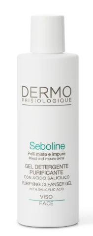 Очищаючий гель для проблемної та жирної шкіри Dermophisiologique Sebogel, 200 мл