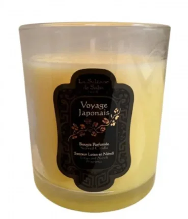 Ароматична свічка Японія Неролі Лотус La Sultane de Saba Voyage Japonais Bougie Parfumee Lotus - Neroli Fregrance