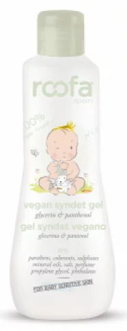 Детское синдет мыло-гель с глицерином (100% веган) Roofa Baby Vegan glycerin syndet soap- gel (100% Vegan), 100 мл