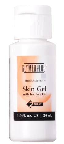 Гель для локального лечения сыпи, содержащий салициловую, гликолевую и молочную кислоту. GlyMed Plus Skin Gel, 30 мл