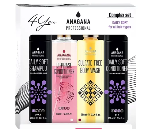 Набір 4 You щоденний м'який Anagana 4 You Daily Soft Kit, 4x250 мл