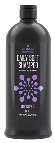 Шампунь щоденний м'який для всіх типів волосся Anagana Daily Soft Shampoo, 1000 мл
