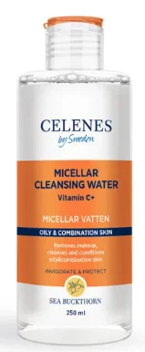 Міцелярна вода з обліпихою для жирної та комбінованої шкіри Celenes Sea Buckthorn, 250 мл