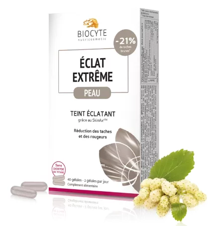 Пищевая добавка для выравнивая цвета кожи Biocyte Eclat Extreme, 40 шт