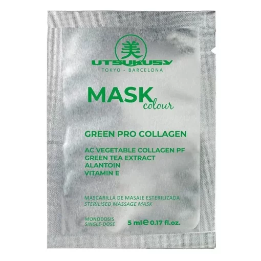 Зелена колагенова маска UTSUKUSY Mask Color Green Pro Collagen 5 мл