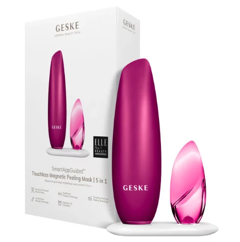 Бесконтактная магнитная пилинг маска Geske Touchless Magnetic Peeling Mask 5 в 1 Magenta