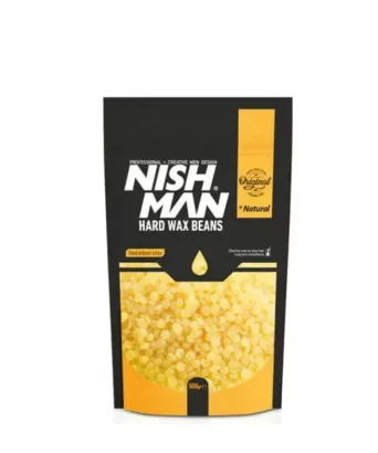 Воск для депиляции Nishman Hard Wax Beans Natural, 500 г