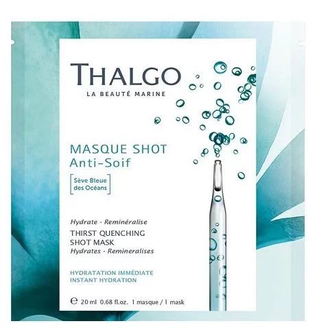 Увлажняющая маска Морская инъекция Thalgo Thirst Quenching Shot Mask, 20 мл