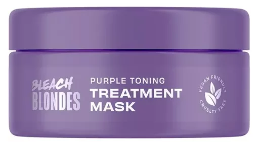 Маска от желтизны осветленных волос Lee Stafford Bleach Blondes Purple Toning Treatment Mask, 200 мл