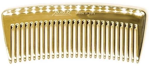 Золотистый гребень для волос Janeke Golden Comb