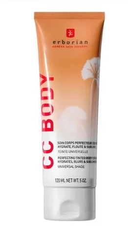 CC Body увлажняет и разглаживает текстуру кожи, делает ее мягкой и гладкой. Инкапсулированные пигменты адаптируются к широкому спектру оттенков тела и растворяются при контакте с ним. Крем оказывает приятный бронзовый эффект светлой коже, темную &ndash; осветля
