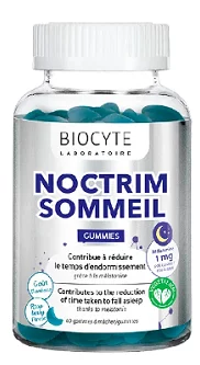 Жевательные конфеты, улучшает качество сна, помогает уснуть Biocyte Noctrim Sommeil, 60 шт