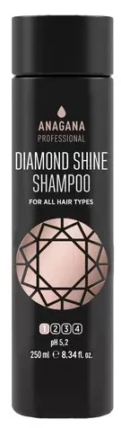 Шампунь "Діамантовий блиск" для всіх типів волосся Anagana Diamond Shine Shampoo, 250 мл