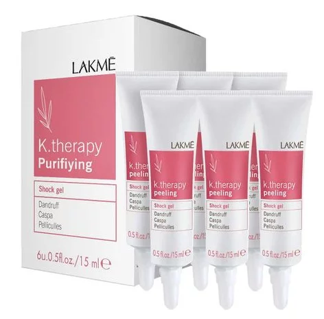 Гель інтенсивного впливу проти периди Lakme K.Therapy Peeling Shock Gel, 6x15 мл