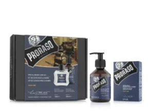 Набір для бороди Proraso Duo Pack Beard Balm+ Shampoo Azur Lime