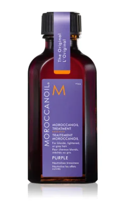 Відновлювальна олія Moroccanoil Treatment Purple для світлого, освітленого або сивого волосся, 50 мл