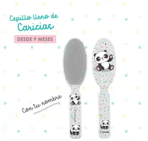 Детская щетка Casalfe от 9 месяцев серая