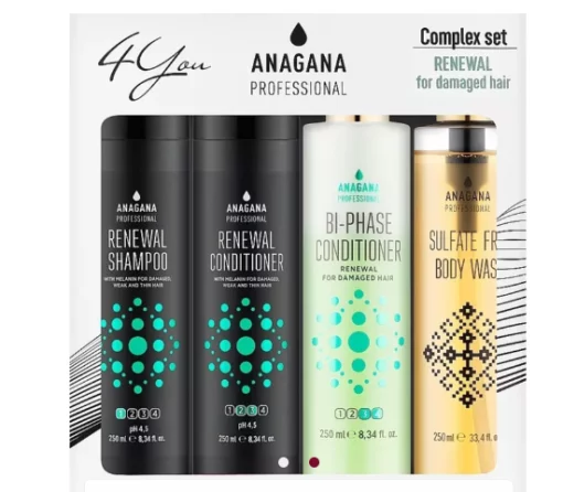 Набор 4 You Восстановление Anagana 4 You Renewal Kit, 4x250 мл