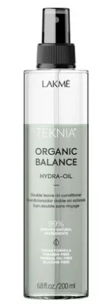 Gidromaslo dlya ukhoda za volosami Lakme Teknia Organic Balance Hydra-Oil, 200 ml Unikal'noye gidromaslo Teknia Organic Balance &mdash; innovatsionnoye dvukhfaznoye sredstvo, kotoroye pitayet i zashchishchayet volosy, oblegchayet rasputyvaniye i ukladku, obespe