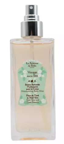 Спрей для тіла Квіти Тіаре та Алое Вера La Sultane de Saba Voyage Iles Moisturizing Mist Aloe Vera and Tiare Flower, 200 мл