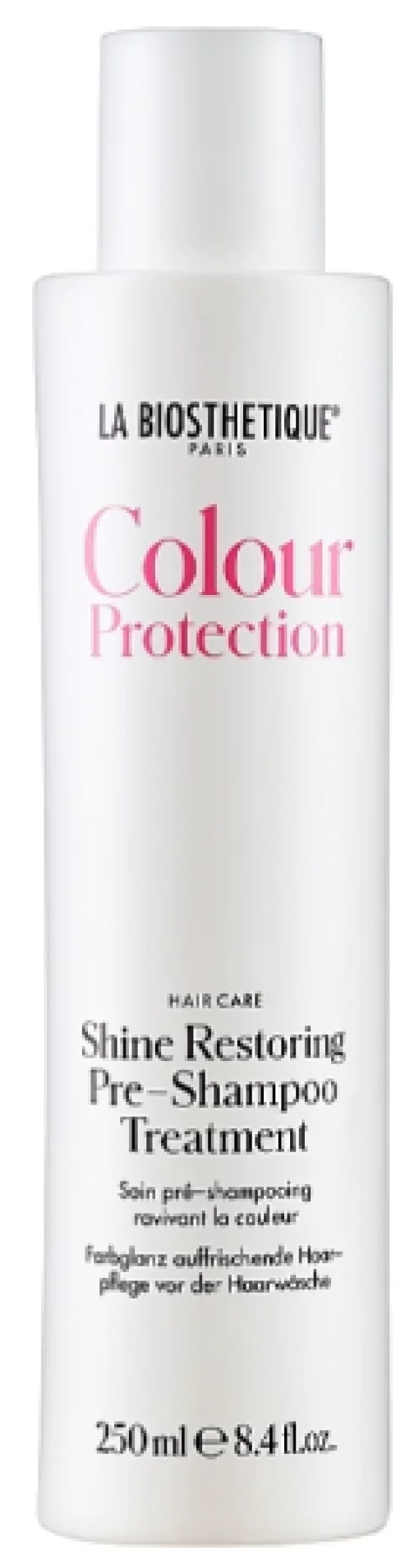 Уход за волосами перед мытьем для освежающего сияния цвета La Biosthetique Colour Protection Shine Restoring Pre-Shampoo Treatment, 150 мл