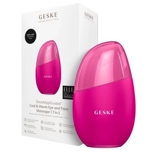 Масажер для обличчя Geske  Cool&amp;Warm Eye and Face Massager 7 в 1 Magenta