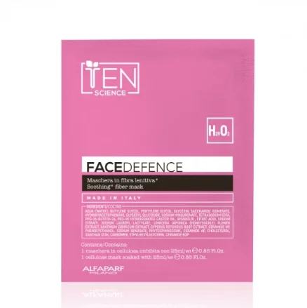 Инновационная волокнистая маска для чувствительной кожи Ten Science Face Defence Biodegradable Fiber Mask, 1шт