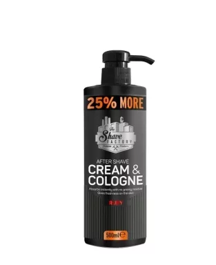 Крем – одеколон The Shaving Factory Cream &amp; Cologne 2in1 Ruby, 500 мл