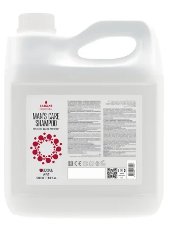 Шампунь чоловічий догляд для волосся Anagana Professional Man's Care, 5000 мл