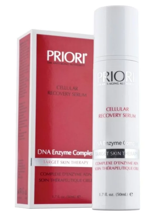 Високотехнологічна сироватка для відновлення ДНК клітини Priori Cellular Recovery Serum With DNA Enzyme Complex, 50 мл