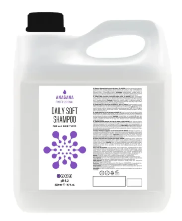 Шампунь ежедневный мягкий для всех типов волос Anagana Daily Soft Shampoo, 5000 мл
