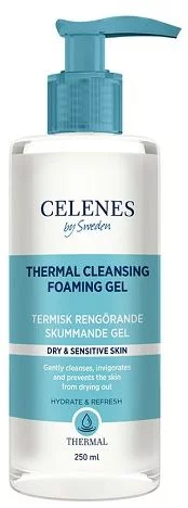Термальний очищуючий гель для сухої та чутливої шкіри Celenes, 250 мл