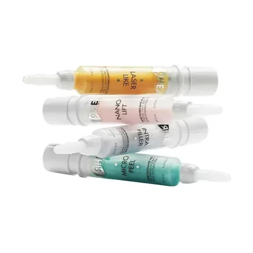 Набір: Інтенсивний антивіковий догляд для обличчя та шиї  RHEA RevitalFace 4*15 мл