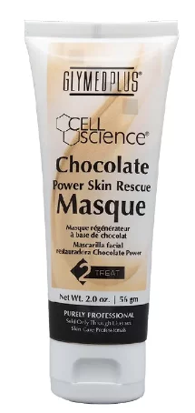 Кремоподібна омолоджуюча маска з какао GlyMed Plus Chocolate Power Skin Rescue Masque, 56 гр.
