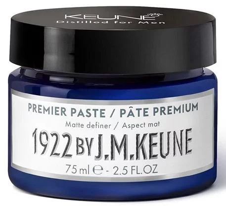 Паста для укладки мужских волос «Премьер» Keune  1922 Premier Paste Distilled For Men, 75 мл