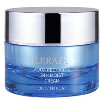 Інтенсивно зволожуючий крем із гіалуроновим комплексом Terrazen Aqua Recharge 24h Moist Cream, 50 мл