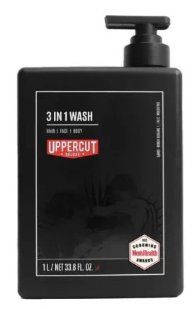 Шампунь для волос 3 в 1 Uppercut Deluxe 3 in 1 Wash, 1000 мл