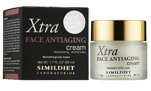 Антивіковий крем для обличчя з гіалуроновою кислотою Simildiet Laboratorios Xtra Face Antiaging Cream, 50 мл