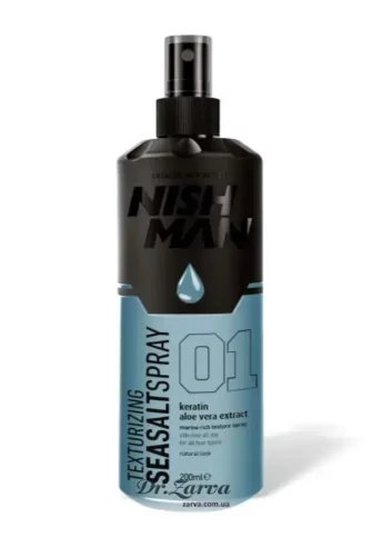 Спрей для укладання з морською сіллю Nishman Texturizing Sea Salt Spray, 200 мл