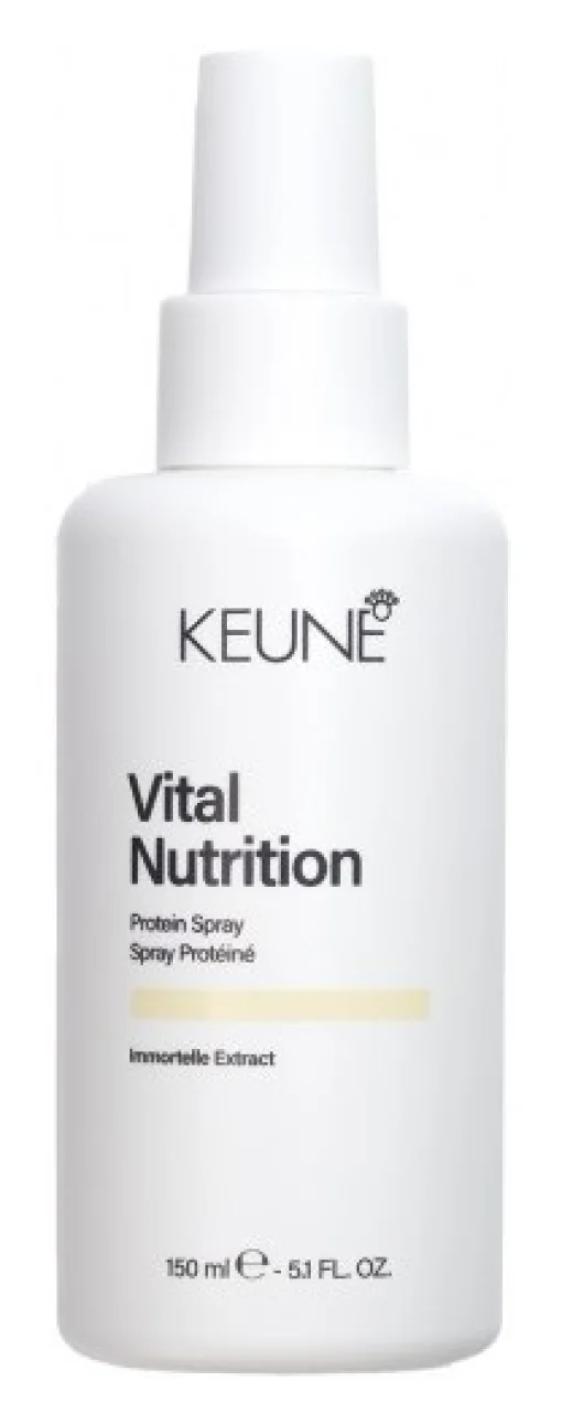 Несмываемый протеиновый спрей для питания сухих волос Keune Vital Nutrition Protein Spray, 150 мл