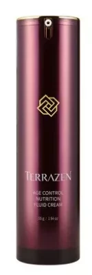 Крем-флюїд, що омолоджує, з природним комплексом проти зморшок Terrazen Age Control Nutrition Fluid Cream, 55 мл