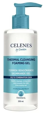 Термальный очищающий гель для жирной и комбинированной кожи Celenes, 250 мл