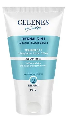 Термальная очистительная пилинг-маска 3в1 Celenes, 150 мл