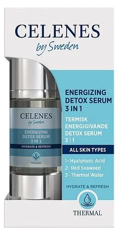 Термальная энергетическая детокс сыворотка 3 в 1 Celenes, 30 мл