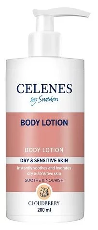 Лосьйон для тіла з морошкою для сухої та чутливої шкіри Celenes, 200 мл